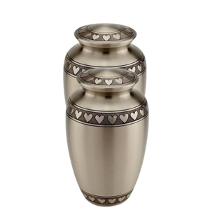 Antique Style Metal Cremation Urn Best Wholesale Price Home Decorative Funeral <b>Ashes</b> Storage Urn for Adults - Product Image 4
