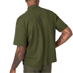 เสื้อยืดแขนสั้นผ้าคอตตอนสำหรับผู้ชายดีไซน์ตามสั่งฤดูร้อน - Product Image 5