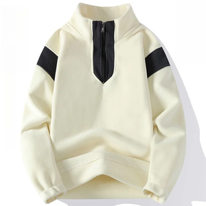 เสื้อสเวตเตอร์คอกลมย้อมสีย้อมสีสำหรับผู้ชาย - Product Image 5