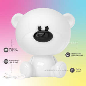 Lampada LED a forma di orsetto per bambini (GSC 202800010) - Product Image 3