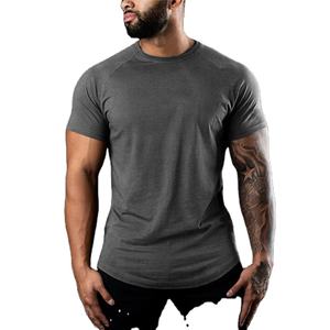 Summer 95% Cotton <b>5</b>% Spandex Running <b>Men</b>' s Straight Hem Workout Clothes Fitness Gym <b>T</b>-<b>shirt</b> for <b>men</b> - Product Image 3