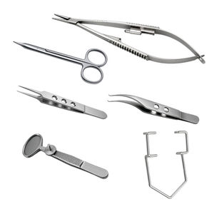 Ensemble d'instruments ophtalmiques, instruments chirurgicaux pour interventions oculaires, acier inoxydable médical, fournisseur OEM ODM CE ISO - Product Image 1