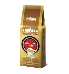 Café en grains entiers Premium Lavazza Qualita Oro 250g - Approvisionnement direct pour les détaillants et distributeurs gourmets - Product Image 2