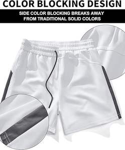 Shorts en maille double couche de haute qualité, séchage rapide, respirant, personnalisable par sublimation, pour hommes et femmes, idéal pour la gym, le basketball, écologique et décontracté - Product Image 5