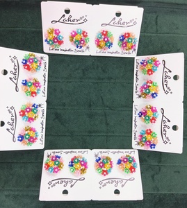 New Arrival Retro Court Style Sector Indian Jewelry Earrings Traditional Small <b>Pearl</b> <b>Drop</b> Jhumka Womans Earring Set - Product Image 3