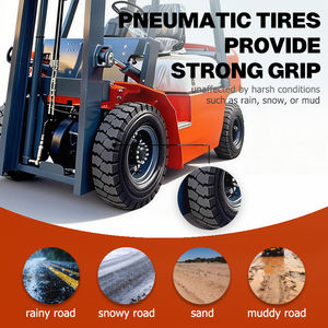 중국 공장 EPA 지게차 2톤 디젤 전지형 지게차 2.5톤 3톤 4톤 소형 창고 물류용 지게차 - Product Image 4