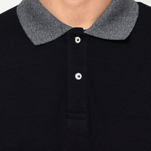 Camisas Casuales Transpirables para Hombre con Logotipo Personalizado al por Mayor, con Patrón Sólido, Tela de Algodón/Jersey - Product Image 6