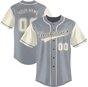 เสื้อเบสบอลกระดุม6เม็ดสำหรับ2024เสื้อยูนิฟอร์มดีไซน์โลโก้ให้เลือกสีได้ - Product Image 4