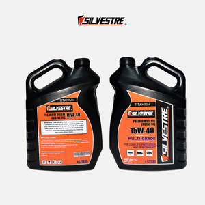 Huile minérale SILVESTRE 15W-40 Huile moteur diesel multi-grades (API CI4) 4 litres Fabriqué au PH - Product Image 5