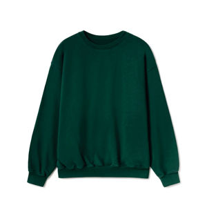 Sweatshirts surdimensionnés unisexe de créateur Sweat à capuche à col rond personnalisé Logo graphique brodé Coton vierge Maillot polaire unisexe Hiver - Product Image 1