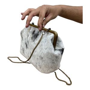 Cowhide Leather Kiss <b>Lock</b> Bag for Women Premium with Red Velvet Lining Inside Very Luxury Hot Sale Wholesale with Durable Chain - Product Image 3