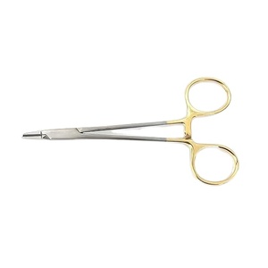 TC Ryder Premium Grade 6-Inch Micro Aguja/Soporte de sutura Driver Insertos de carburo de tungsteno Anillos de oro Instrumento de acero - Product Image 4