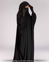 Robe de mariée noire en polyester et laine pêche, grande taille, coupe modeste, respirante, longueur ras du sol, qualité supérieure, service OEM