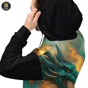 Sudaderas con capucha sublimadas personalizadas más vendidas de alta calidad sudaderas con capucha sublimadas para hombres sudaderas con capucha para hombres - Product Image 2