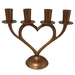 4 Arms Aluminum <b>Candle</b> Stand <b>Red</b> Powder Coating <b>Candle</b> Holders And Lanterns For Tabletop Decor items - Product Image 5
