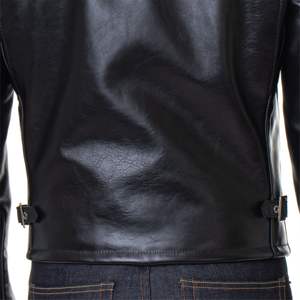 Chaqueta de moto de cuero para hombre de alta calidad: chaqueta de motorista elegante, duradera y protectora para montar y ropa informal - Product Image 5