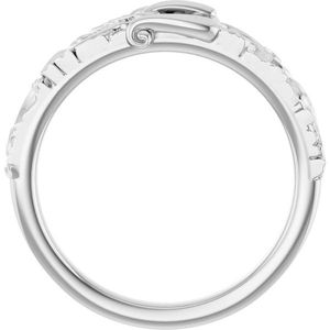 Stuller 14KW Belt Buckle <b>Ring</b> 57995:103P Gift for Occasion - Product Image 2