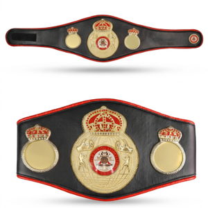 Cinturones de Campeonato de Boxeo WBA, Placas de Metal Doradas, Cinturón de Título, Talla Adulto - Product Image 1