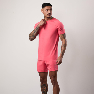 Fashion Mens Plain Cotton <b>Elastic</b> Waist Shorts Lightweight Casual Sports Fitness Shorts for Running Training Beach & Daily Wear - Product Image 1