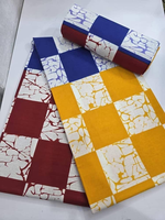 Tissu en coton imprimé africain de haute qualité du Ghana pour vêtements de filles, artisanat et fabrication textile OEM