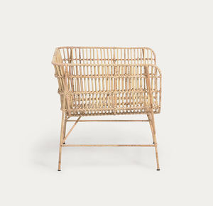 Chaise longue en rotin naturel Weavaform pour manger personnel unique papier de beauté balinais pinte région boîte animée chambre Wrap - Product Image 2