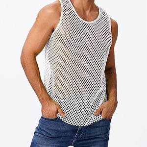 Camiseta sin mangas muscular para hombre de alto rendimiento: perfecta para gimnasio, correr y actividades deportivas, tela que absorbe la humedad - Product Image 5