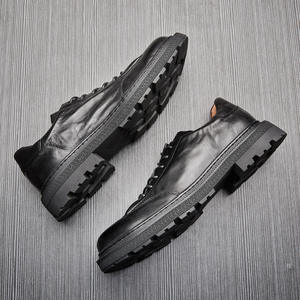 Chaussures de bureau en cuir véritable pour hommes avec semelle extérieure résistante à l'usure et semelle intérieure respirante, chaussures formelles - Product Image 5