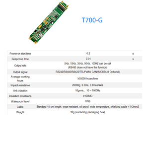 Cảm biến độ nghiêng trục kép T700-G | cảm biến độ nghiêng kỹ thuật số chính xác trung bình 0.01 ° - Product Image 3
