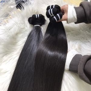 Cabello humano más vendido de 2024, ventas al por mayor, 100% cabello vietnamita crudo, hueso recto Genius, cutícula alineada, mejores vendedores de cabello crudo - Product Image 3