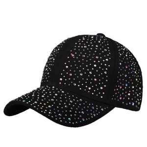 Casquettes de baseball à boucle métallique, casquettes de baseball d'extérieur avec diamants, casquettes de sport unisexe personnalisées à 6 panneaux avec logo, ajustées et à visière incurvée - Product Image 6