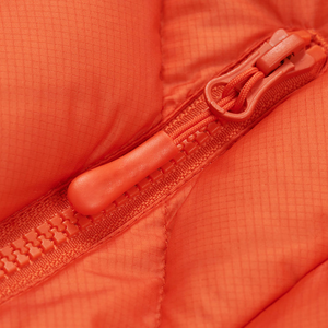 Custom Orange Leopard Zipper Puffer <b>Jacket</b> with Hood Winter Warm Down Coat <b>Lightweight</b> Drum Outerwear for Men and <b>Women</b> - Product Image 5