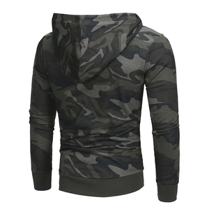 Venta al por mayor personalizado sublimación impresión verde en blanco camuflaje sudaderas con capucha hombres - Product Image 3