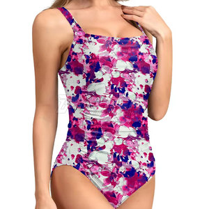 Traje de Baño Reversible de Talla Grande para Mujer, de Primera Calidad, Sólido, Personalizado, Transpirable, Ecológico, Diseño Ligero, OEM Frontal - Product Image 5