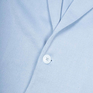 เสื้อเบลเซอร์ผู้ชายคอวีแขนยาวกระดุมแถวเดียวระบายอากาศได้ป้องกันการยับ - Product Image 5