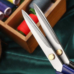 Ciseaux de couturière professionnels robustes cisailles à tissu en acier inoxydable tranchantes pour l'outil de couture de tailleur - Product Image 5