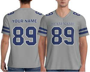 Camiseta de fútbol personalizada para hombre, camiseta de uniforme deportivo personalizado con nombre y número de equipo impreso, cree su propio conjunto de estilo - Product Image 3
