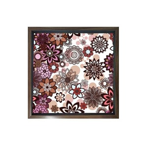 Plateau de service en bois d'acacia Plateau en bois massif de forme carrée avec poignée Décoration élégante de table basse pour les anniversaires - Product Image 6