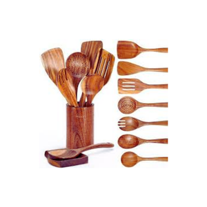 Ensemble d'ustensiles de cuisine livraison rapide fait à la main pour la cuisine OEM/ODM emballage personnalisé du fabricant du Vietnam - Product Image 6