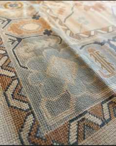 พรมทอลายดอกไม้แบบชาวทิเบตอินโด4x6ถึง12X15ฟุตพรมทอมือใน NZ ขนสัตว์-ช่างฝีมือ-งานฝีมือปรับแต่งขนาดที่มีอยู่ - Product Image 5