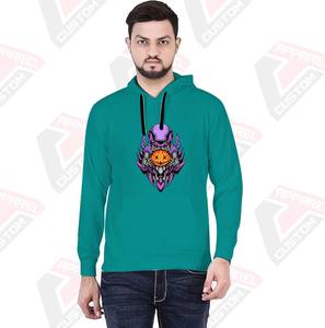 Pull à capuche pour hommes de qualité supérieure Ultra confortable et confortable 100% coton brodé teint uni avec impression numérique pour l'hiver - Product Image 1