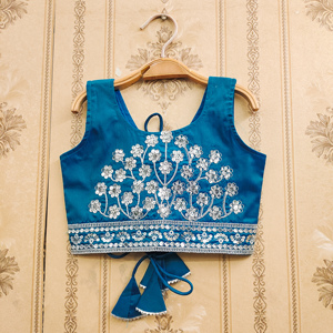 Conjunto de Lehenga Choli Largo Bordado Shoryam Fashion Rama para Niñas, Ropa Étnica de Calidad para Todas las Temporadas, Fiestas Infantiles - Product Image 3