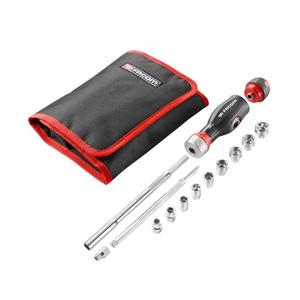 Juego de Destornilladores Multibit Facom Protwist 3 en 1 con Trinquete para Tuercas Dobles y Vasos de 1/4'' - Product Image 1