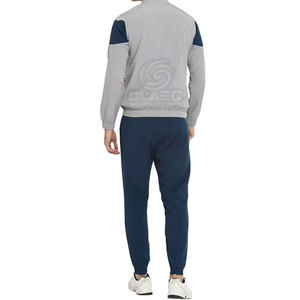 Plain Solid Color Hooded <b>Gym</b> <b>Tracksuit</b> for Men Regular Fit 100% Cotton Quick Dry Breathable Comfortable Online Sale - Product Image 3
