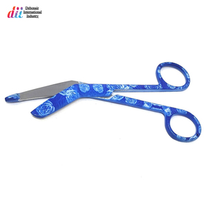 Debonaiii – ciseaux de Bandage en acier inoxydable de qualité supérieure, avec Logo personnalisé de couleur bleue, faits à la main - Product Image 4