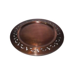 Assiette de présentation décorative en acier inoxydable artisanale, très demandée, pour les dîners de mariage ou les dîners de réception spéciaux - Product Image 6