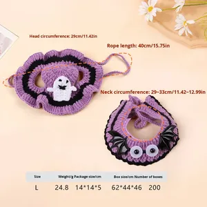 หมวกไหมพรมถักมือ ลายการ์ตูน สำหรับสัตว์เลี้ยงและผู้ใหญ่  แบบ unisex  ผ้าฝ้าย 100%  สวมใส่สบายในฤดูหนาว  ลายตัวการ์ตูนน่ารัก - Product Image 4