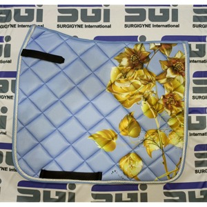 Almohadilla de sillín suave multicolor de espuma personalizable para salto de caballos y doma satinada cuidado equino suministros ecuestres - Product Image 6