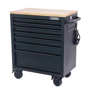 Armoire d'atelier de stockage roulant en acier inoxydable de 76cm avec 07 tiroirs à commande manuelle pour les entrepôts acceptés par les OEM Ensemble d'outils inclus - Product Image 4