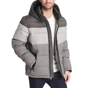 Nouvelle veste matelassée épaisse pour homme, design de mode d'hiver, sur mesure, imprimée, imperméable, respirante, logo avant, coupe-vent pour l'extérieur - Product Image 3