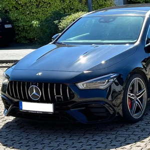 2020 Mercedes-Benz CLA 45 AMG GCC พวงมาลัยซ้ายใช้เบาะหนังขับ AWD Euro6ควบคุมความเร็วคงที่